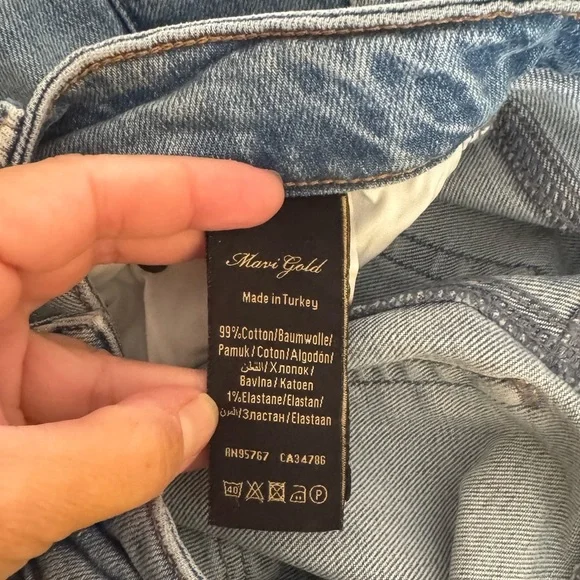 Women’s Mavi Gold light wash high waist mom jeans Size 24/27 - Picture 4 of 5